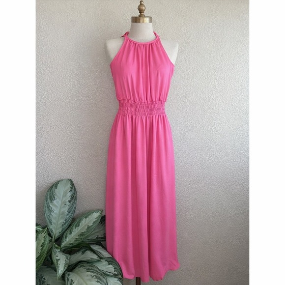 Shebird Dresses & Skirts - SheBird Emma One & Done Bra Maxi Dress Bright Pink Size 2 XS